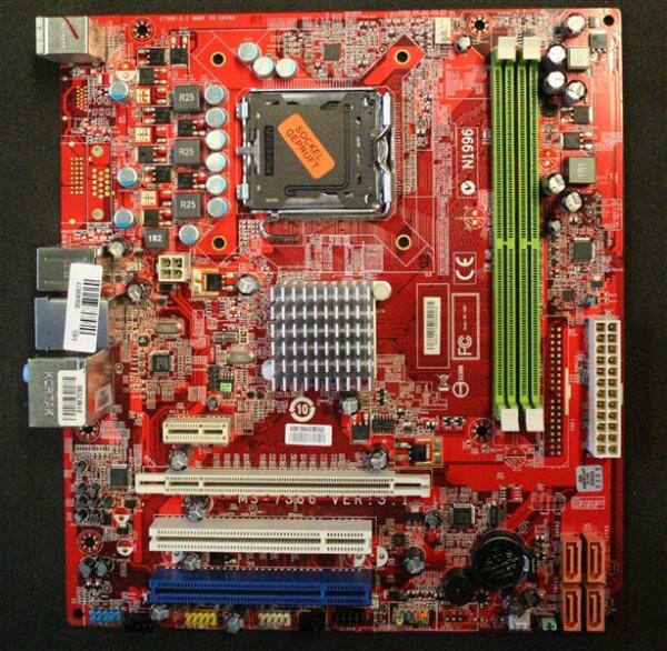 MSI MS-7366 Ver.3.1 nForce Mainboard Micro ATX Sockel 775   #32118