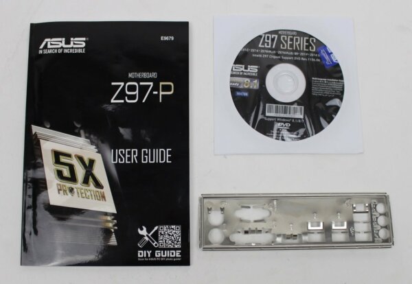 ASUS Z97-P Handbuch - Blende - Treiber CD   #125303