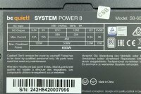 Be Quiet System Power 8 600W (BN242) ATX Netzteil 600...