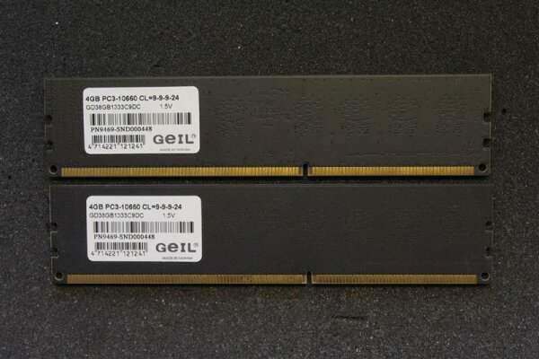 GeiL Black Dragon 8 GB (2x4GB) GD38GB1333C9DC DDR3-1333 PC3-10600   #40321