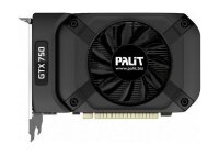 Palit GeForce GTX 750 StormX, 2GB GDDR5, VGA, DVI, Mini HDMI PCI-E   #71556