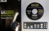 ASUS M5A99X Evo R2.0 manual - i/o-shield - CD-ROM with...