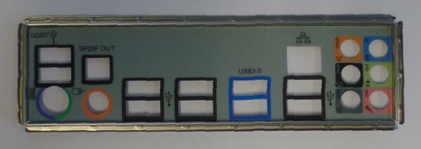 Gigabyte GA-870A-USB3 Rev.3.1 Blende - Slotblech - IO Shield   #36749