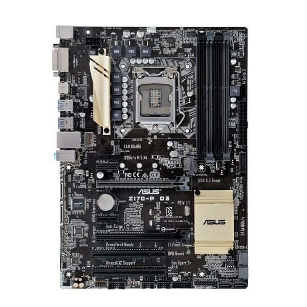 ASUS Z170-P D3 Intel Z170 mainboard ATX socket 1151   #38798