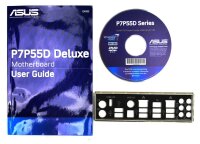 ASUS P7P55D Deluxe manual - i/o-shield - CD-ROM with...