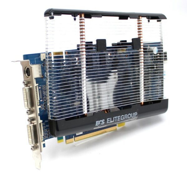 Elitegroup GeForce 9600 GT N9600GT 2GB N9600GT-2GMS passiv silent PCI-E   #80532