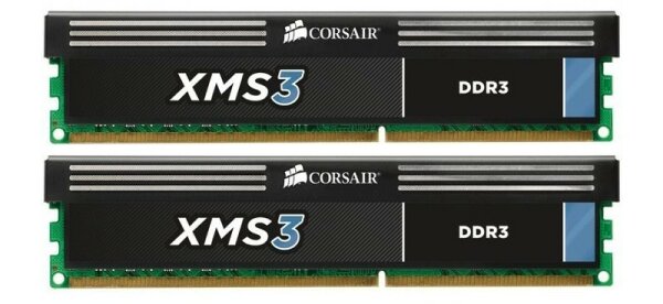 Corsair XMS3 4 GB (2x2GB) CMX6GX3M3A1600C9 240pin DDR3-1600 PC3-12800   #30100