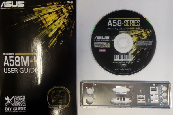 ASUS A58M-K Handbuch - Blende - Treiber CD   #69273