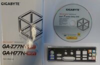 Gigabyte GA-Z77N-WiFi / GA-H77N-WiFi Handbuch - Blende -...