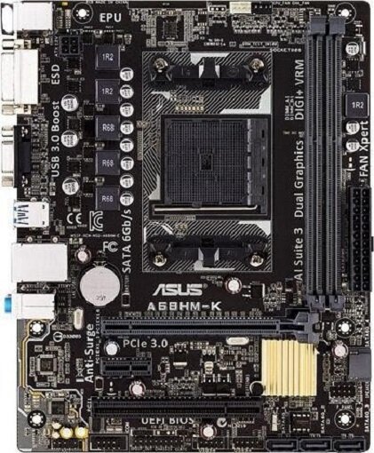 ASUS A68HM-K AMD A68H Mainboard ATX Sockel FM2+   #39326