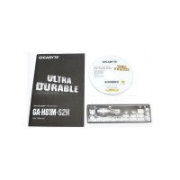 Gigabyte GA-H81M-S2H Handbuch - Blende - Treiber CD   #69286