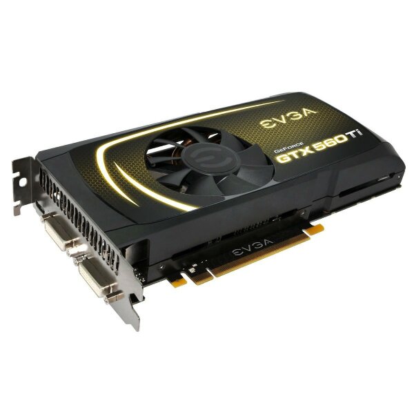 EVGA GeForce GTX 560 Ti 1 GB GDDR5 2x DVI Mini-HDMI PCI-E   #31919