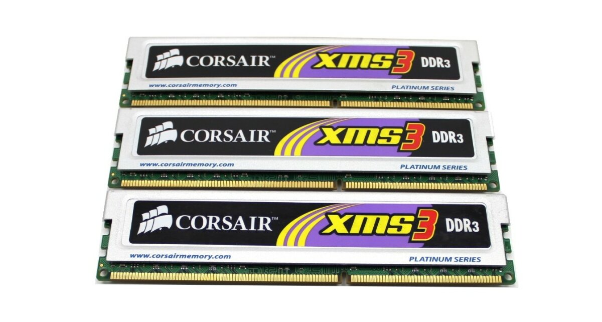 let at blive såret Hound kredit Corsair XMS3 6 GB (3x2GB) TR3X6G1333C9 DDR3-1333 PC3-10667 #28592
