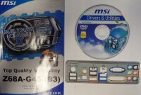 MSI Z68A-G45 (G3) Handbuch - Blende - Treiber CD   #29107