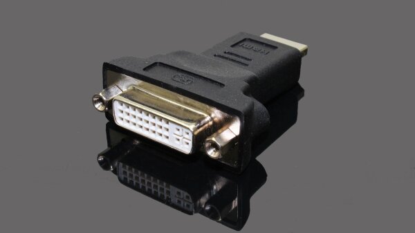 HDMI-DVI Adapter DVI-Buchse HDMI-Stecker   #30902