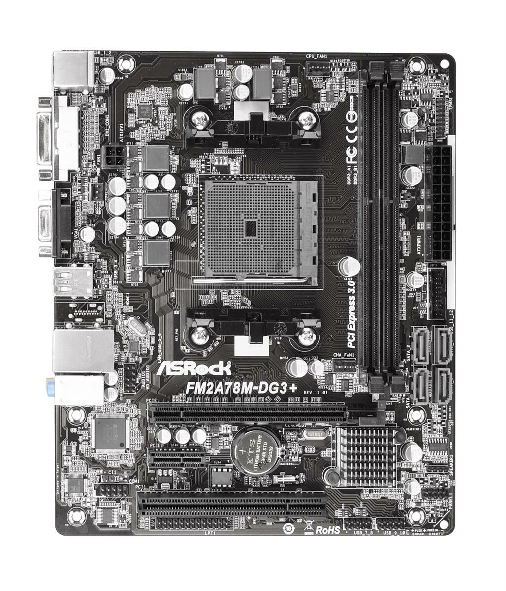 Asrock Fm2a78m Dg3 Amd 8 Fch Mainboard Micro Atx Sockel Fm2