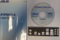 ASUS P7P55D-E manual - i/o-shield - CD-ROM with drivers...