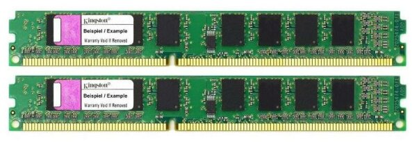Kingston 16 GB (2x8GB) KVR16N11K2/16 DDR3-1600 PC3-12800 Low Profile   #38846
