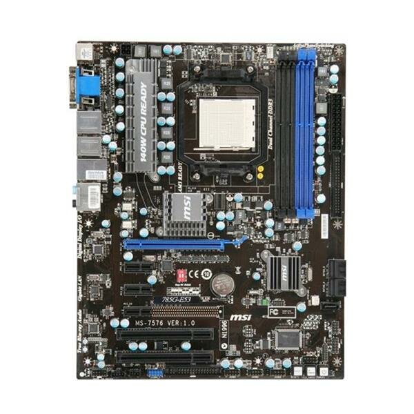 MSI 785G-E53 MS-7576 Ver.1.0 AMD 785G Mainboard ATX Sockel AM3   #39106