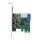 2-Port PCI Express Karte USB 3.0 Controller, 19 Pin Header Intern, Molex  #40132