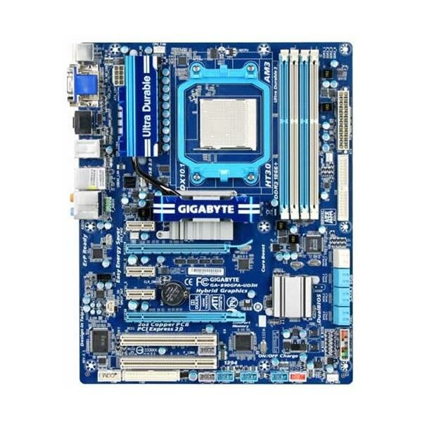 Gigabyte GA-890GPA-UD3H Rev.2.1 AMD 890GX Mainboard ATX Sockel AM3   #29386