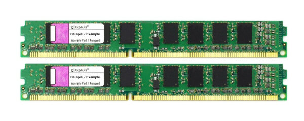 Kingston KVR 4 GB (2x2GB) KVR1066D3N7K2/4G DDR3 PC3-8500 Low Profile   #34764