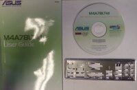 ASUS M4A78LT-M manual - i/o-shield - CD-ROM with drivers...