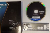 ASRock B75M Handbuch - Blende - Treiber CD   #38862