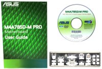 ASUS M4A785D-M Pro Handbuch - Blende - Treiber CD   #28881