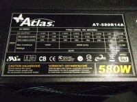 Super Flower Atlas AT-580R14A modular 580 Watt   #29909