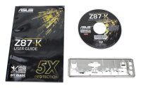 ASUS Z87-K manual - i/o-shield - CD-ROM with drivers...