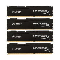 Kingston HyperX Fury schwarz 32 GB (4x8GB) HX318C10FB/8...