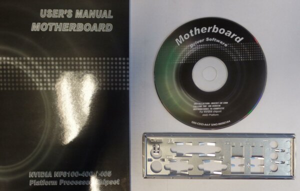 Jetway M26GTM-3VP Handbuch - Blende - Treiber CD   #39129