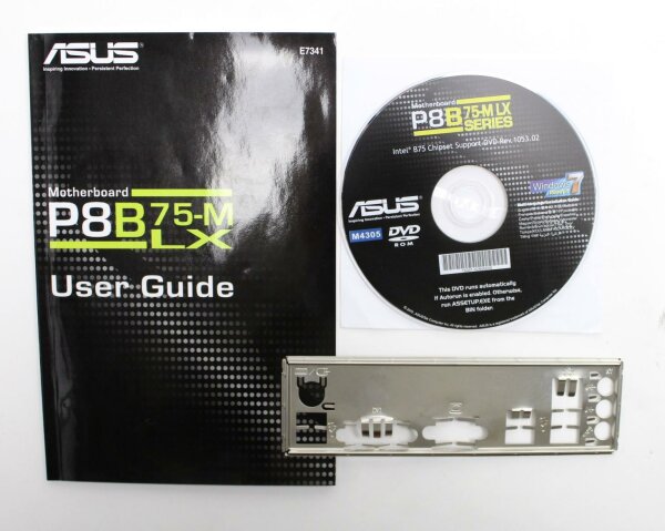 ASUS P8B75-M LX manual - i/o-shield - CD-ROM with drivers   #35034
