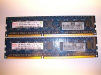 Hynix 4 GB (2x2GB) HMT125U7BFR8C-H9 DDR3-RAM PC3-10600E...