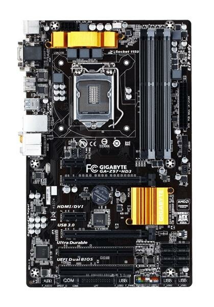 Gigabyte GA-Z97-HD3 Rev.1.0 Z97 Mainboard ATX Sockel 1150   #35553