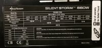 Sharkoon Silent Storm CM SHA660-135A ATX Netzteil 660W...