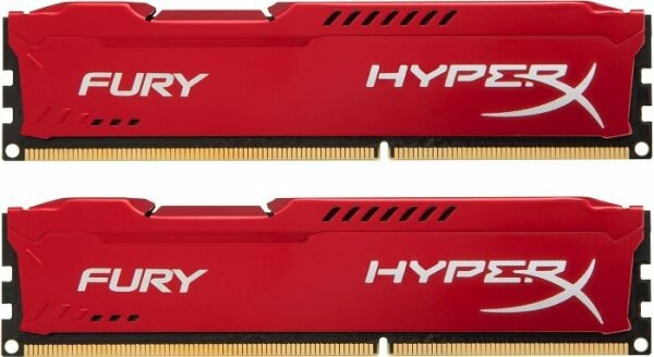 Kingston HyperX Fury Rot 16 GB (2x8GB) HX316C10FRK2/16 DDR3 PC3-12800   #97253