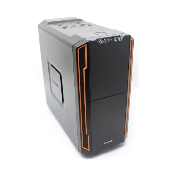 Be Quiet Silent Base 600 ATX PC Gehäuse USB 3.0 Orange schwarz    #87782