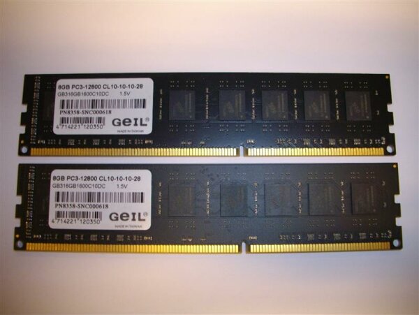 GeiL Black Dragon 16 GB (2x8GB) GB316GB1600C10DC DDR3-1600 PC3-12800   #117227