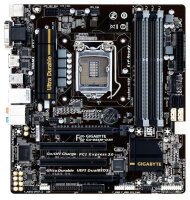 Gigabyte GA-B85M-D3H Rev.1.2 Intel B85 Mainboard Micro...
