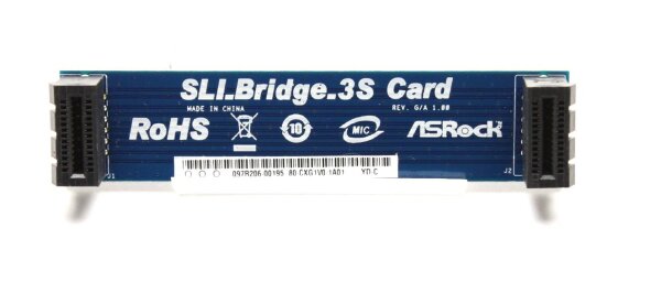 ASRock SLI_Bridge_3S Card SLI Bridge Brücke 82mm Starr  SLI   #37365