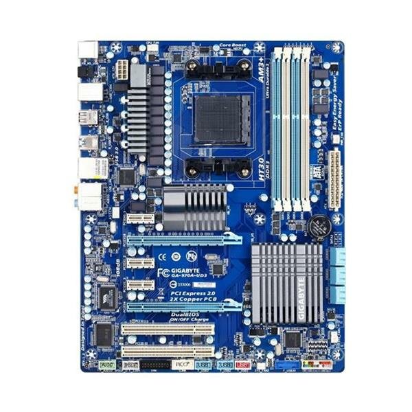 Gigabyte GA-970A-UD3 Rev.1.2 AMD 970 Mainboard ATX Sockel AM3+   #31223