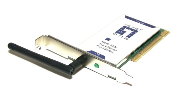 Level One WNC-0300 V2 108 Mbps WLAN Adapter PCI   #30971