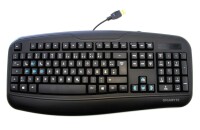 Gigabyte Gaming Keyboard Force K3 Tastatur schwarz USB   #87805