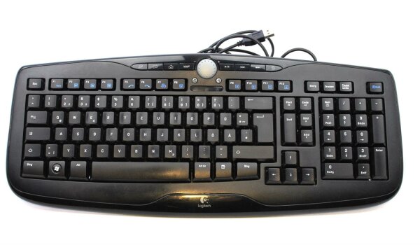Logitech Media Keyboard 600 Tastatur schwarz USB   #87806