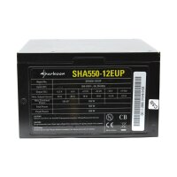 Sharkoon SHA550-12EUP ATX 2.2 Netzteil 500 Watt   #125694