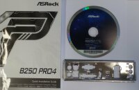 ASRock B250 Pro4 Rev.1.03 - Handbuch - Blende - Treiber...