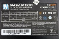 Be Quiet 400W (Wildcate Edition 480 - BN142) ATX Netzteil...