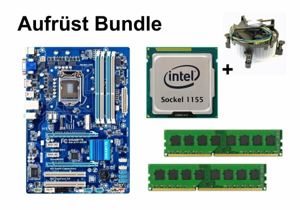 Aufrüst Bundle - Gigabyte Z77-DS3H + Celeron G1610 + 8GB RAM #141875